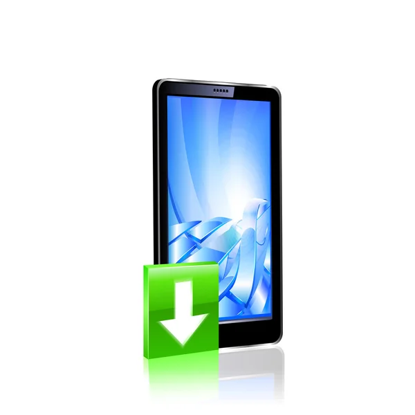 Smartphone file vettoriale modificabile . — Vettoriale Stock