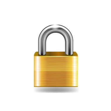 ikon vektör illüstrasyonunu kilitle.