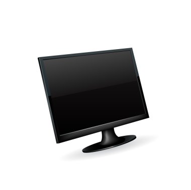 LCD monitör vektör