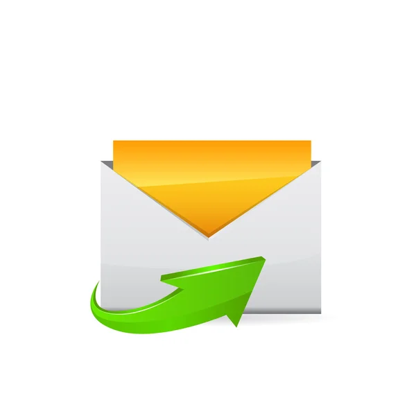 E-Mail-Symbol. Vektor — Stockvektor