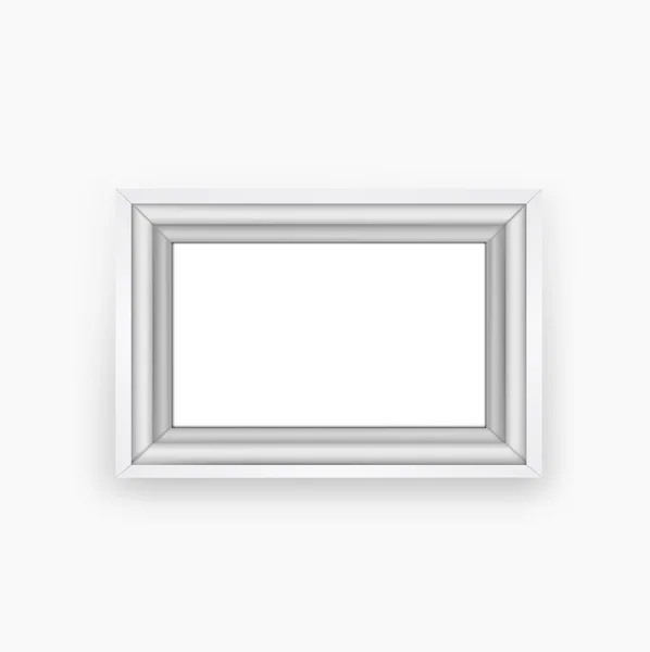 White frame. Vector. Easy to edit size. — Stock Vector