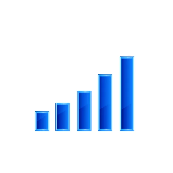 Finanzgrafik und geschäftlicher Hintergrund — Stockvektor