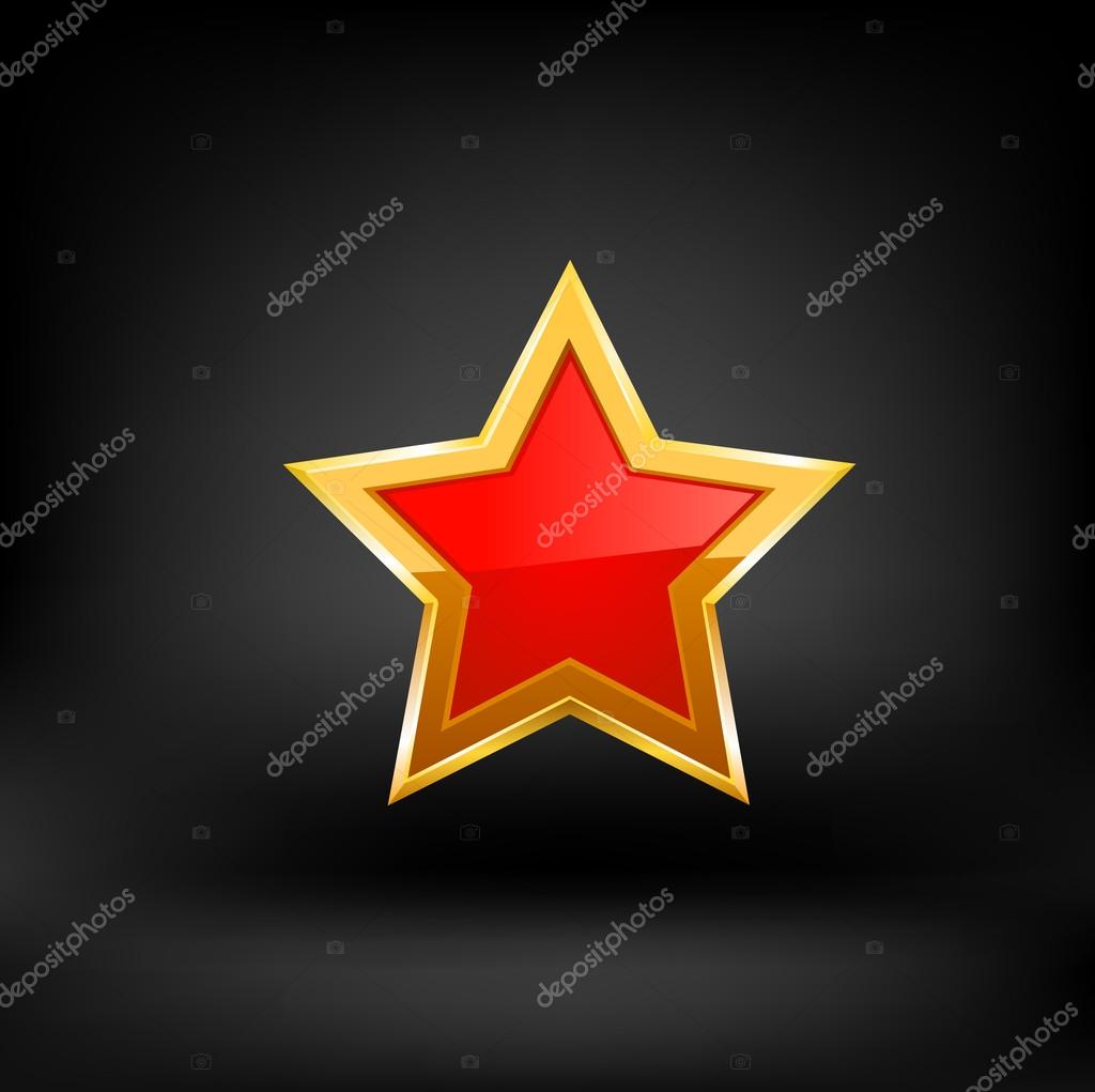 Vecteur étoile Rouge Image Vectorielle Pokomeda 90607658