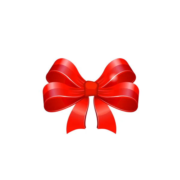 Red bow vector. — Stock Vector