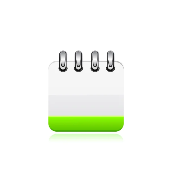 Vector εικονογράφηση ημερολόγιο — Διανυσματικό Αρχείο