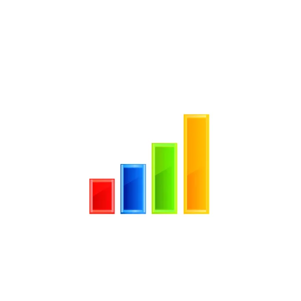 Stats アイコン。ベクトル — ストックベクタ