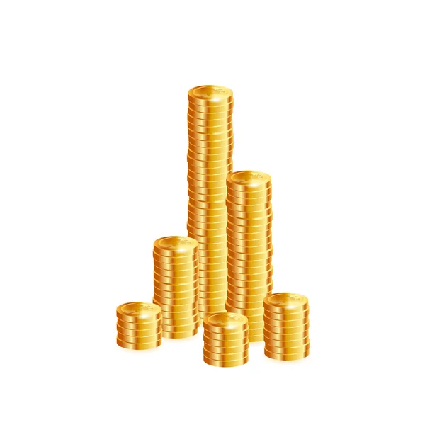 Money coins. Vector — Stock Vector