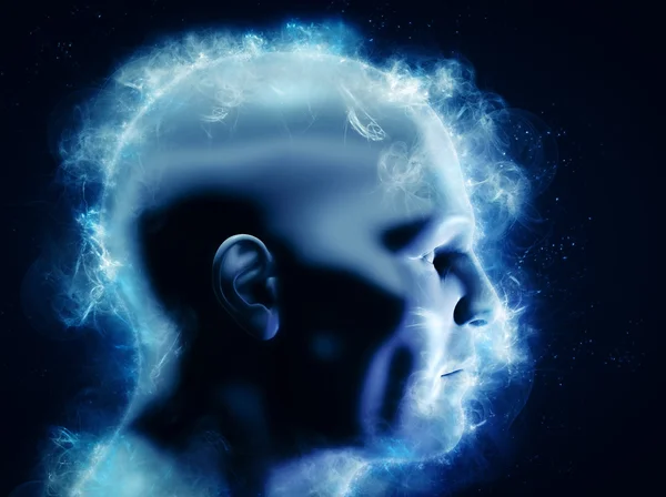 Brain power and energy concept — Stock Photo, Image