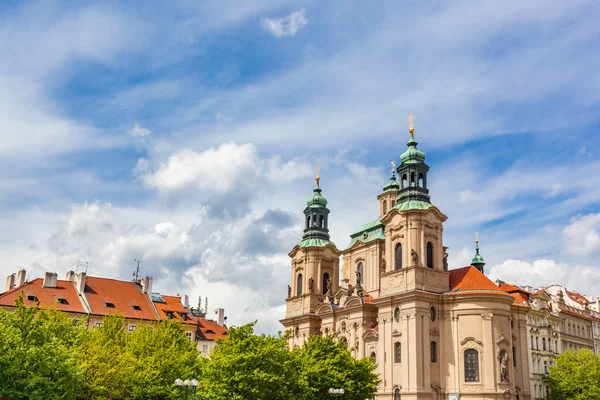 St. nicholas gereja di Praha — Stok Foto