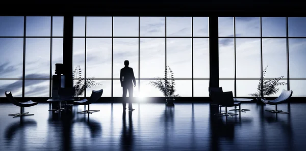 Business man standing in the office — Stock Photo, Image