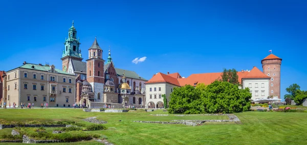 Wawel, istana kerajaan dan katedral di Cracow — Stok Foto