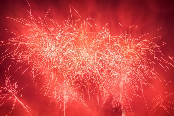 Espetacular show de fogos de artifício — Fotografia de Stock