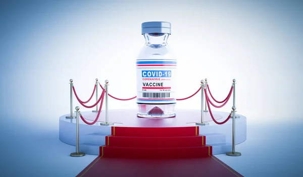 Εμβόλιο Του Coronavirus Covid Covid19 Εμβολιασμός Τέλος Πανδημίας — Φωτογραφία Αρχείου