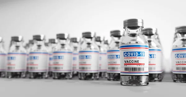 Vaccin Coronavirus Covid Covid19 Production Distribution Vaccins Santé Médecine — Photo