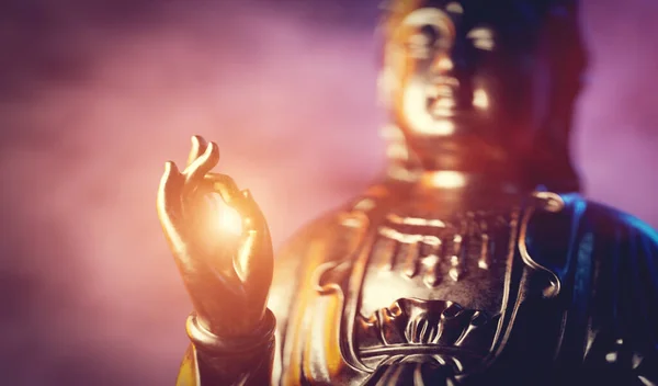 Статуя Будды Дзен Медитация Йоге Духовный Мир Традиционный Символ — стоковое фото