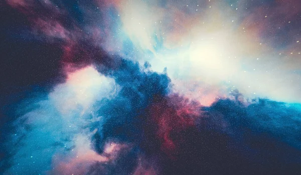 Nebulosagalaxens Abstrakta Bakgrund Fantasy Universum Struktur — Stockfoto