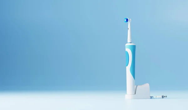 Escova Dentes Elétrica Sônica Inteligente Moderna Cuidados Orais Renderização — Fotografia de Stock