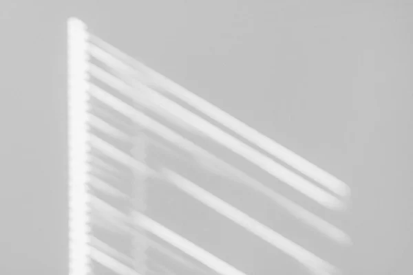 Schaduw Van Gordijnen Muur Minimalistische Lichte Achtergrond — Stockfoto
