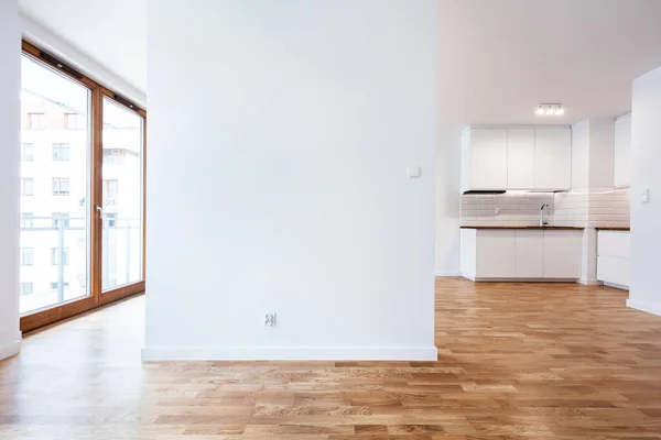 Apartamento Novo Vazio Imóveis Interiores Para Venda Aluguel — Fotografia de Stock