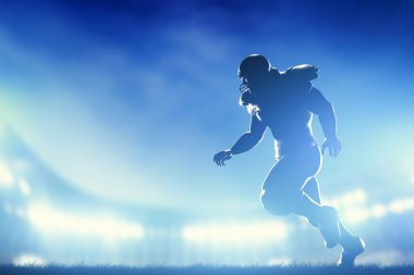 American football players clipart