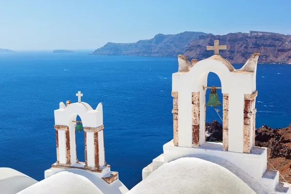 Ciudad de Oia en la isla de Santorini, Grecia. —  Fotos de Stock