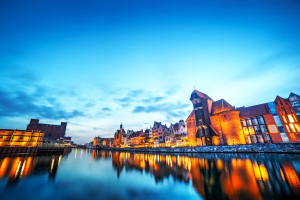 Gdańsk stare miasto — Zdjęcie stockowe