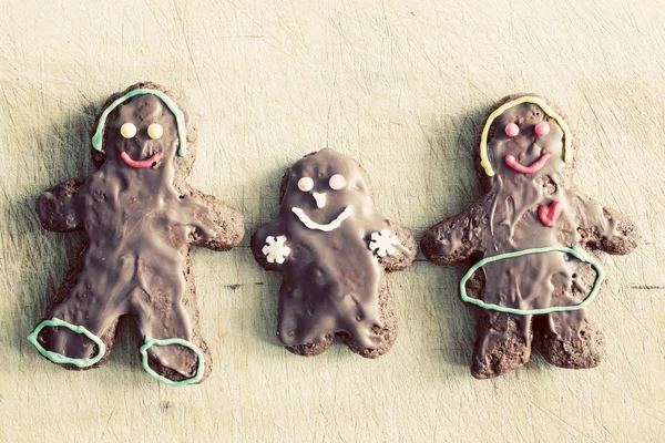 Gingerbread family. — Stock Photo, Image