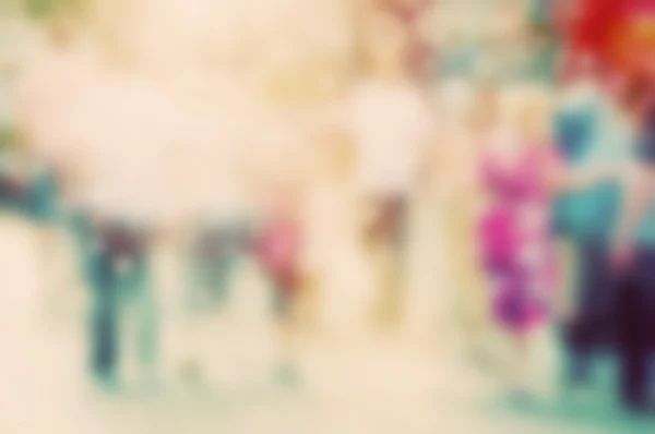 Blurred image of crowd — Stock Photo, Image