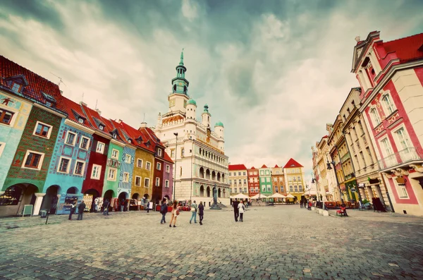 Posen market square, Polónia . — Fotografia de Stock