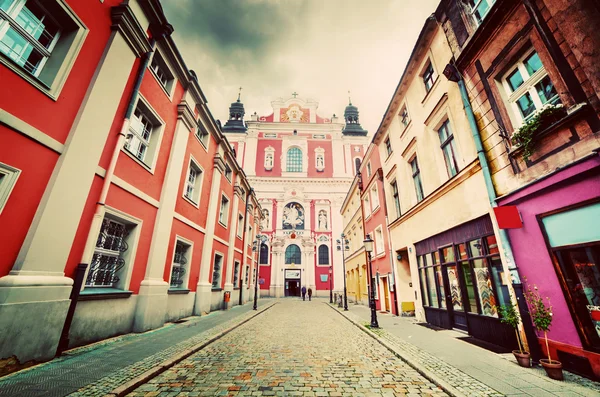 Gereja Baroque Collegiate di Poznan — Stok Foto