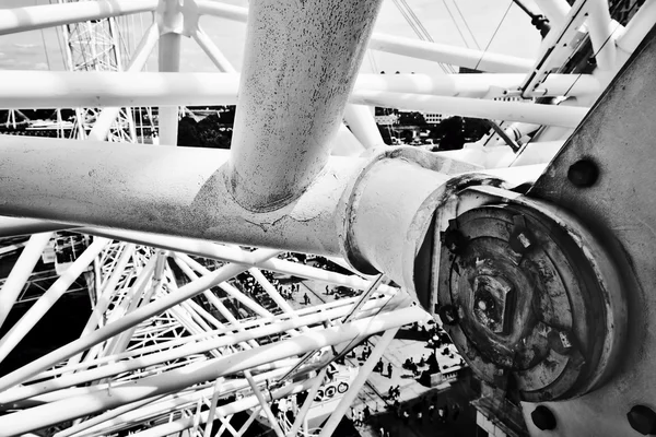 London Eye construction, — Stock Photo, Image