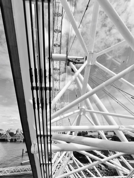 London Eye budowlane, — Zdjęcie stockowe