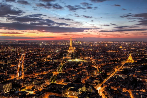 Vista panorámica del horizonte de París — Foto de Stock