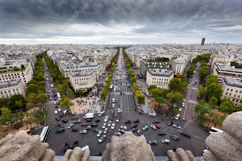 Paris busy streets — Stock Photo © Photocreo 92947502
