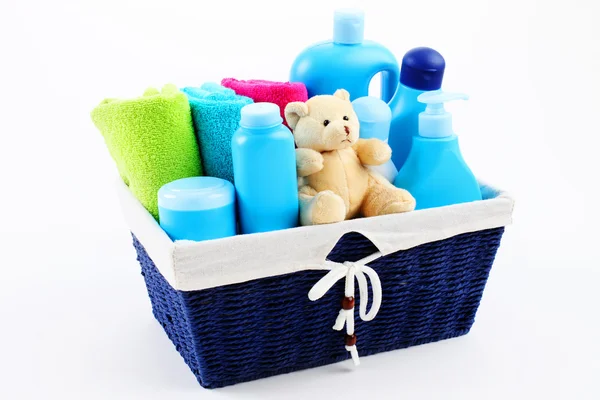 Acessórios de bebê para banho — Fotografia de Stock