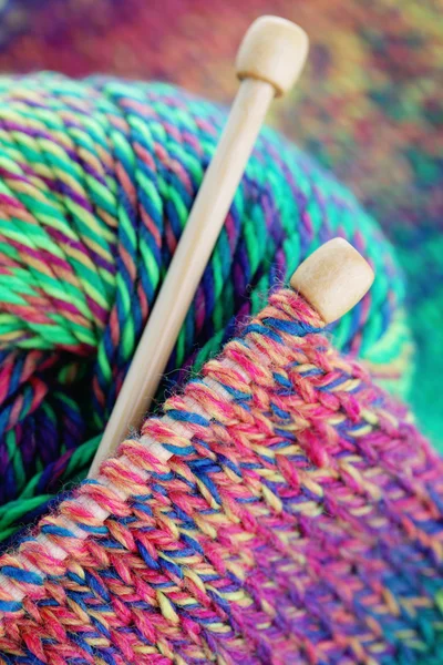 Needle and wool — Stock Photo, Image