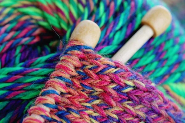 Needle and wool — Stock Photo, Image