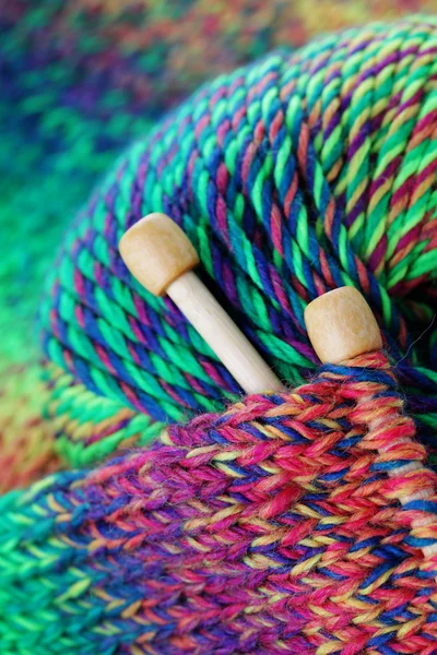 Needle and wool — Stock Photo, Image