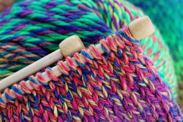 Needle and wool — Stock Photo, Image