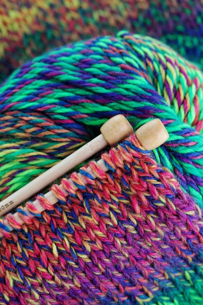 Needle and wool — Stock Photo, Image