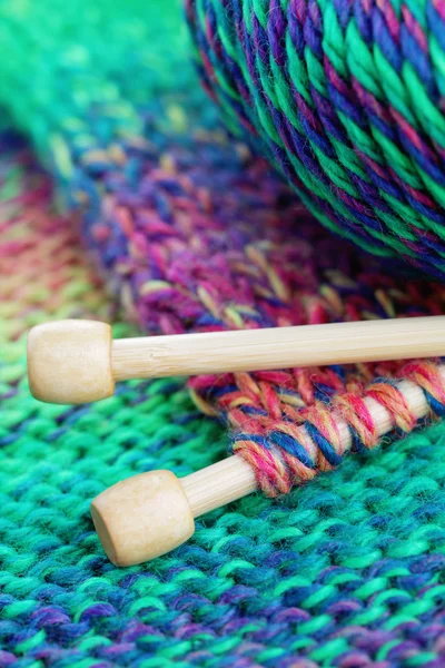 Needle and wool — Stock Photo, Image