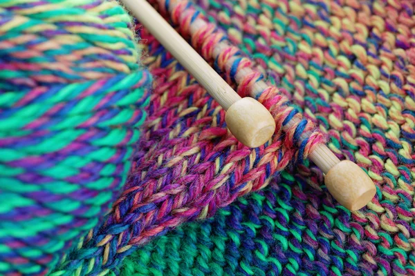 Needle and wool — Stock Photo, Image