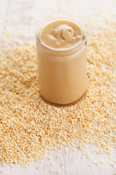 Homemade tahini — Stock Photo, Image