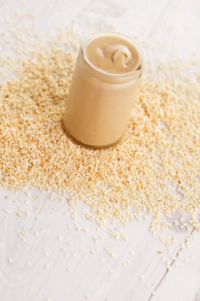 Homemade tahini — Stock Photo, Image