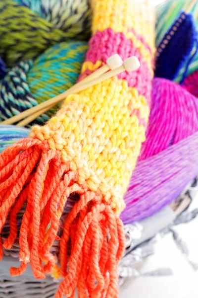 Beaucoup de laine colorée — Photo