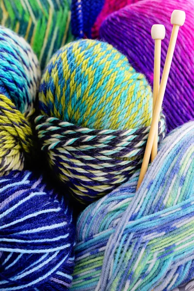 Lots of colorful wool — Stock Photo, Image