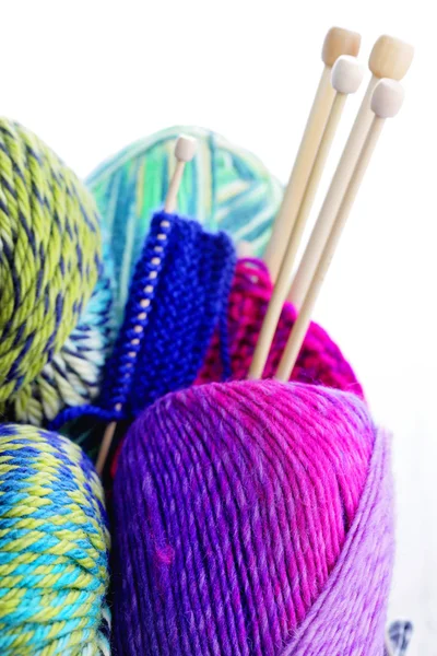 Lots of colorful wool — Stock Photo, Image