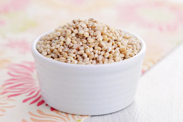 Bowl full of barley — Stock Photo, Image