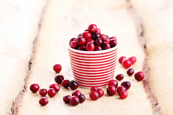 Fresh and delicious cranberries — Stock Photo, Image