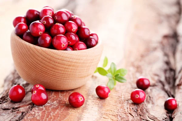 Fresh and delicious cranberries — Stock Photo, Image